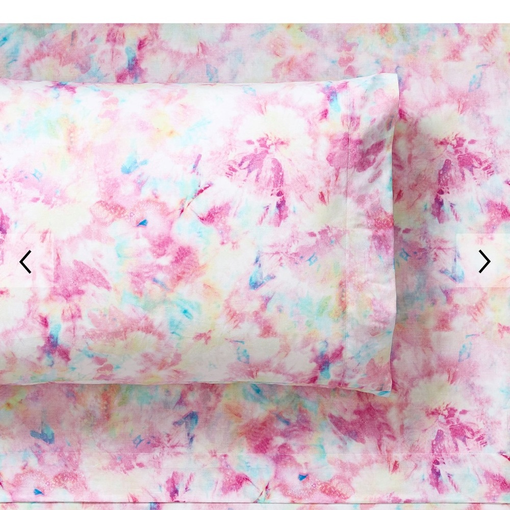 NEW: PotteryBarnTeen Xl TieDye sheet set XL Twin